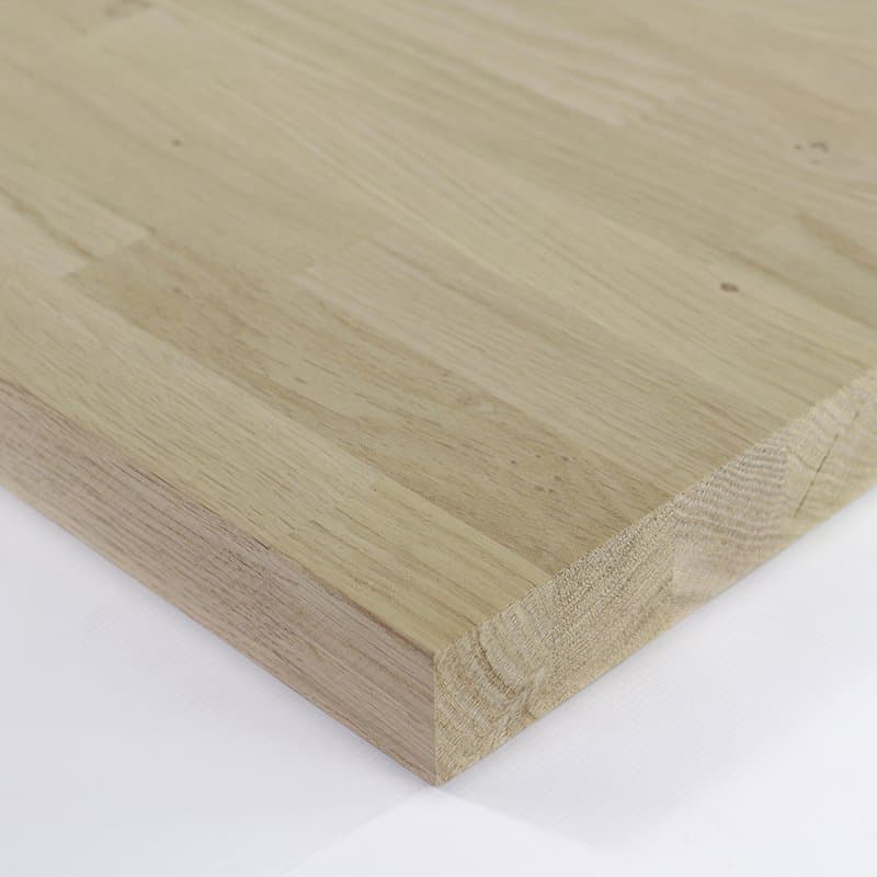 Encimera de madera maciza alistonada Roble 32 mm: vista general (madera maciza alistonada de roble)